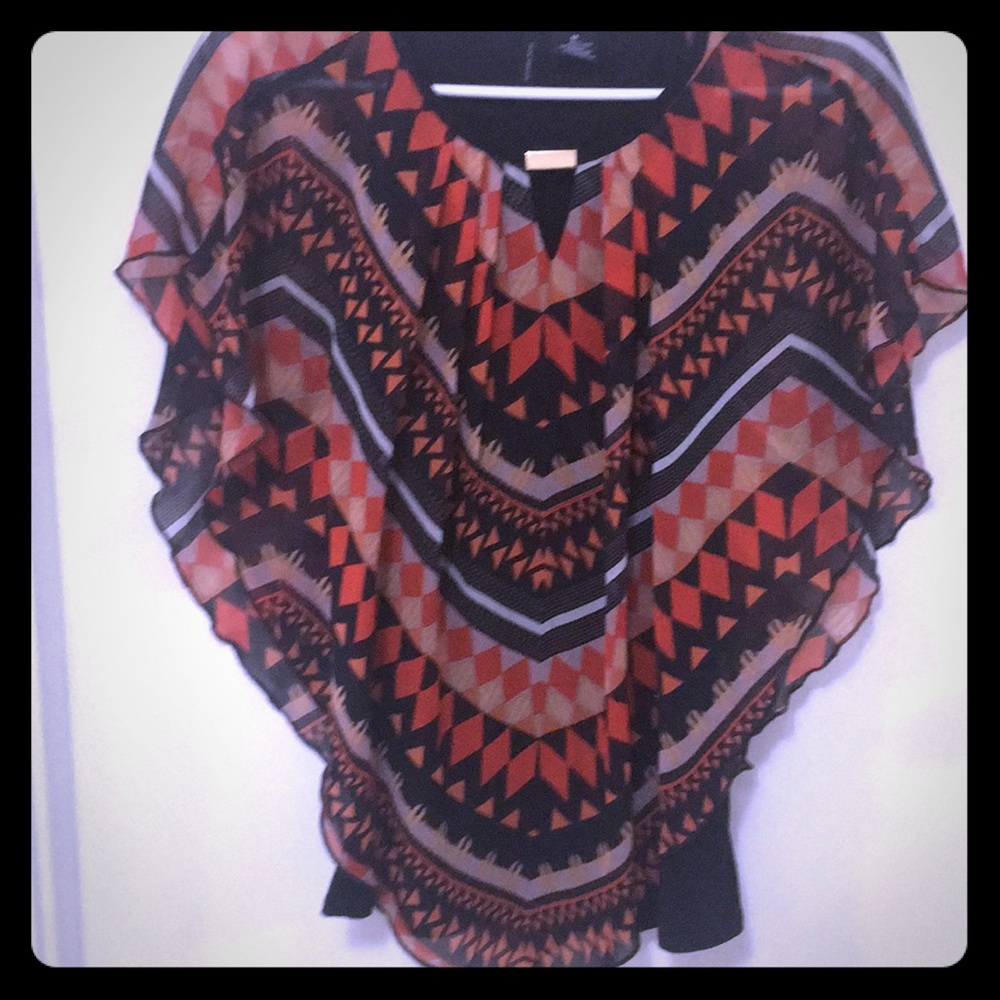 New Directions multi colored top